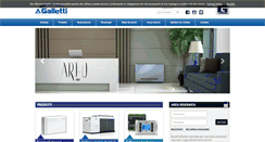 Desktop Screenshot of galletti.com
